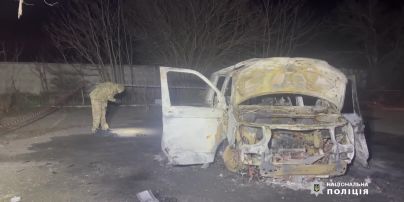 
Підрив авто Української добровольчої армії – відео з місця злочину на Одещині
