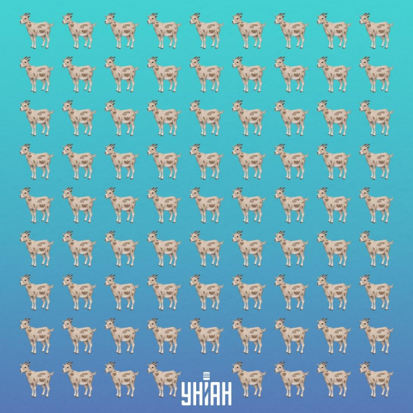 Надзвичайно складна оптична ілюзія: треба знайти дивну козу серед 80 інших за 10 секунд