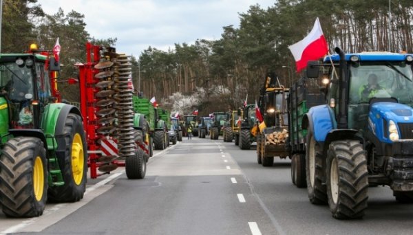 Протест польських фермерів на кордоні з Німеччиною - на дорогах утворилися великі затори