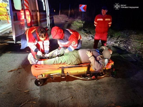 Неподалік Кропивницького сталася ДТП: травмувався 46-річний чоловік (ФОТО)