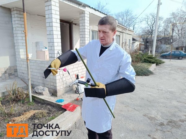 Лисиця, яку спіймали у середмісті Кропивницького, перебуває у ветлікарні (ФОТО)