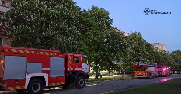 На пожежі в Олександрії врятували двох чоловіків