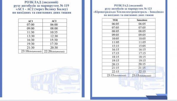 Як працюватиме громадський транспорт у Кропивницькому на Великдень (РОЗКЛАД)