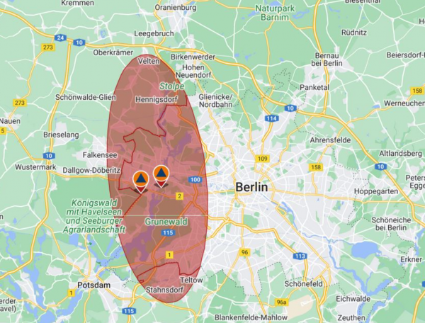 
Частину Берліна накрив токсичний дим через пожежу на металургійному заводі 