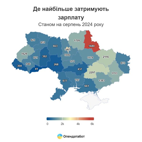 Понад чотири сотні компаній і підприємств Кіровоградщини боргують працівникам зарплату