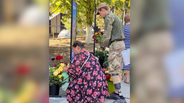 Алею пам’яті на честь загиблих захисників відкрили у селищі на Кіровоградщині