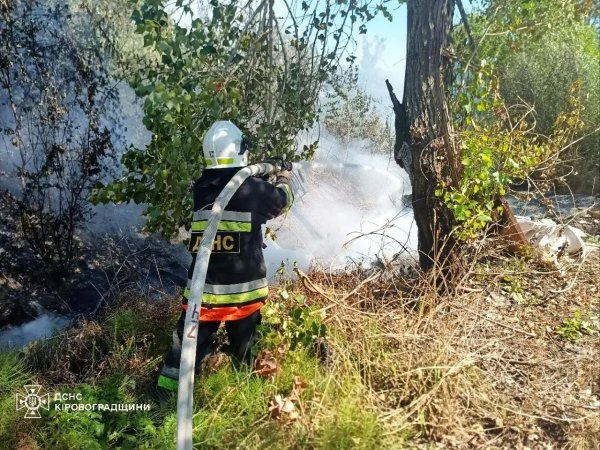 На Кіровоградщині 16-річного юнака, який травмувався на пожежі, госпіталізували