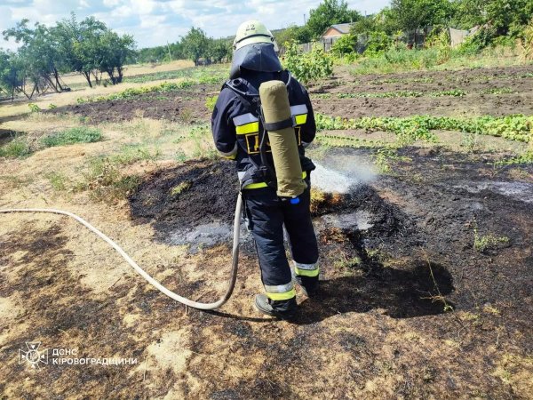 На Кіровоградщині 16-річного юнака, який травмувався на пожежі, госпіталізували