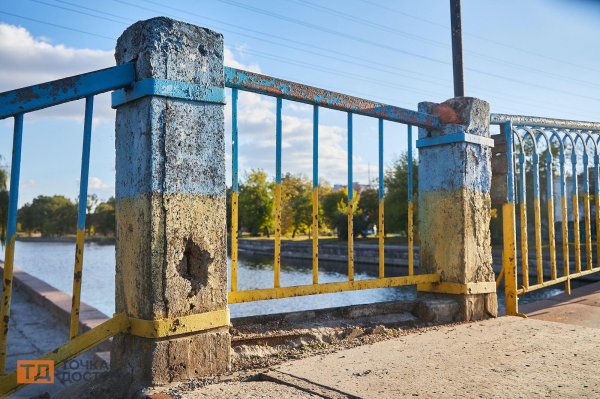 У міськраді розповіли, коли відремонтують пішохідний міст через Інгул у центрі Кропивницького