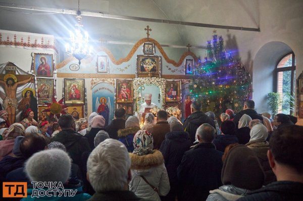 Як у хpамах Кpопивницького відзначають Різдво (ФОТОРЕПОРТАЖ)