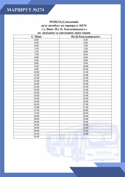 Графік руху автобусів та тролейбусів у Кропивницькому – 2025