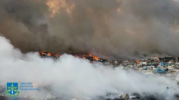 
Масштабні пожежі на полігоні відходів: в Одещині оголосили підозру директору підприємства (фото)
