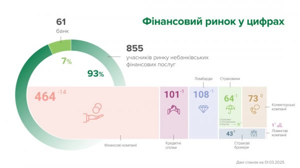 У лютому з реєстрів виключили 17 небанківських фінустанов