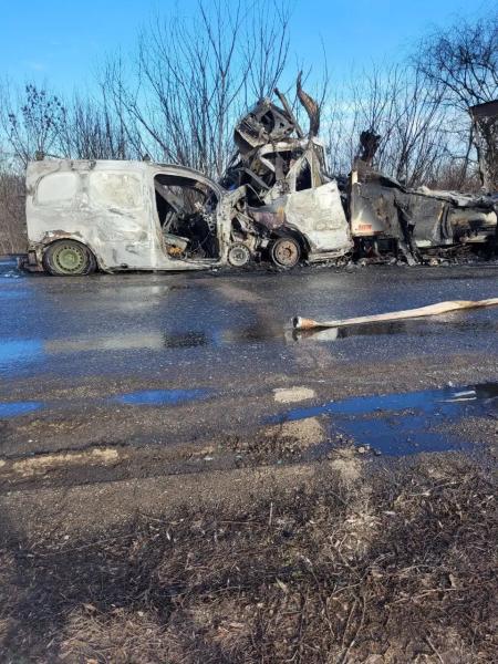 Машини згоріли, один із водіїв загинув: поблизу Кропивницького сталася ДТП