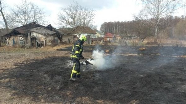 
На Буковині згорів чоловік під час спалювання сухої трави: фото
