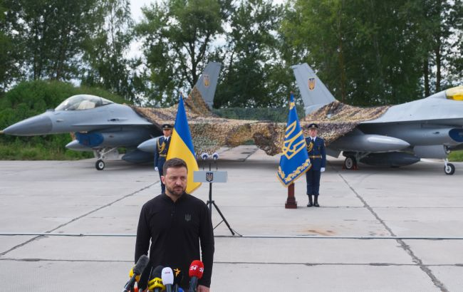 Володимир Зеленський та винищувачі