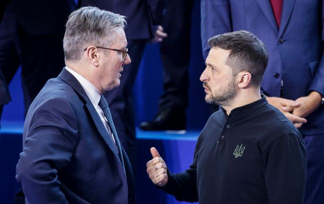 Кір Стармер та Володимир Зеленський