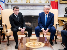 Трамп та Макрон