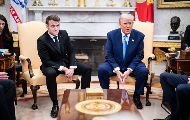 Трамп та Макрон