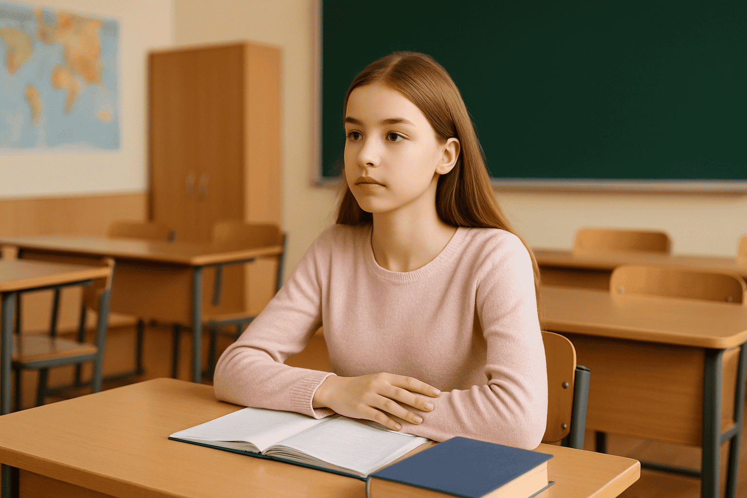 Що означає сон про школу? Тлумачення сну, де ви сидите за партою, вчитесь або повертаєтесь до шкільних років. Символи, емоції, підказки.