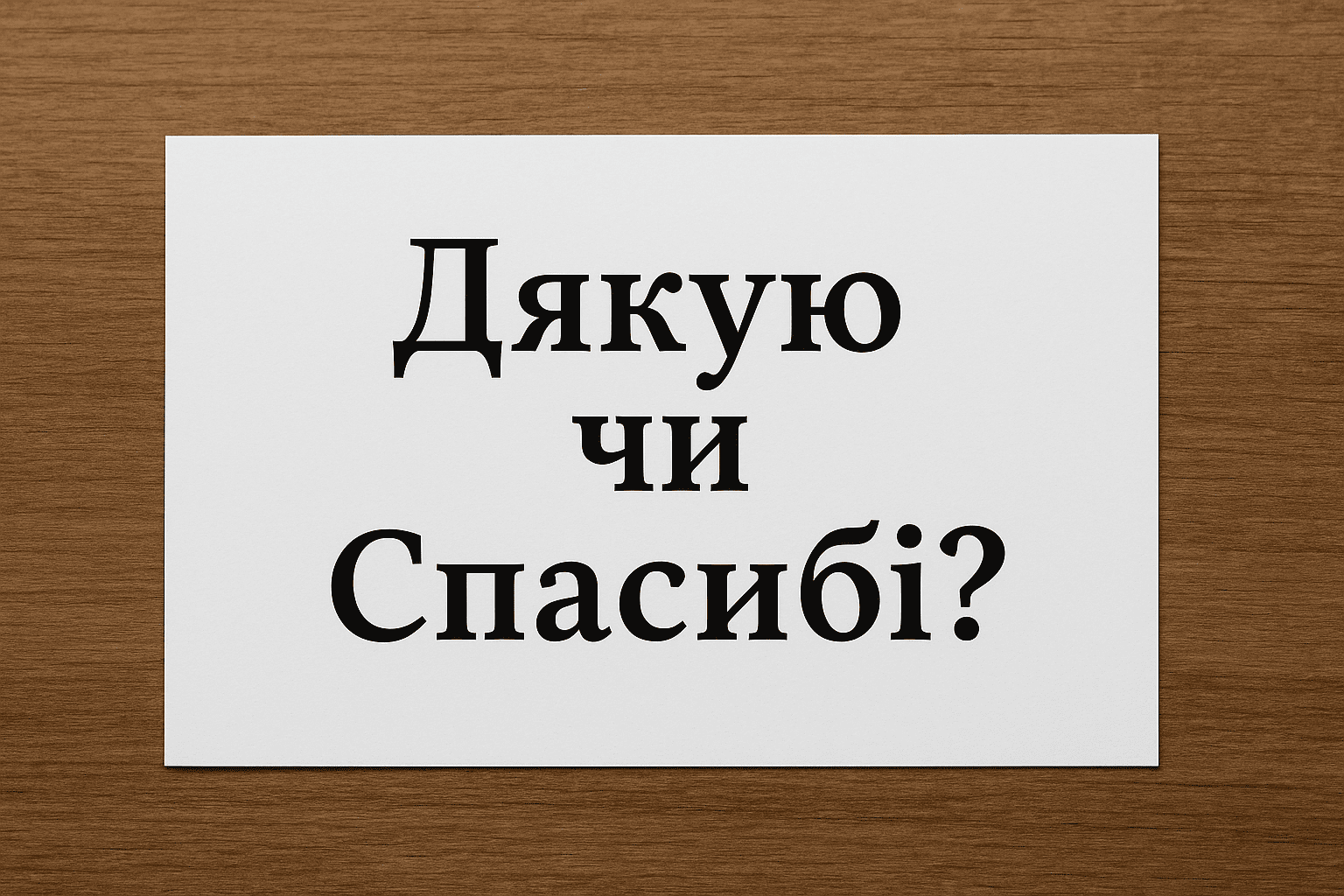 Як правильно говорити: «дякую» чи «спасибі»? У статті розбираємося з нормами українського правопису, стилістикою та практикою вживання.