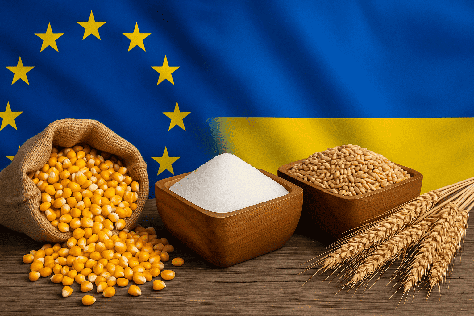 ЄС припинив дію безмитного режиму для української агропродукції та повернув тарифні квоти. Київ веде перемовини щодо вищих обсягів експорту.