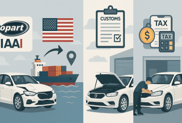 Дізнайтеся, як вигідно купити авто з США через аукціони Copart або IAAI: плюси, мінуси, доставка, розмитнення та ремонт. Практичний гід.