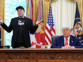 Ілон Маск та Дональд Трамп