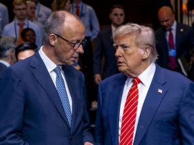 Фридрих Мерц та Дональд Трамп