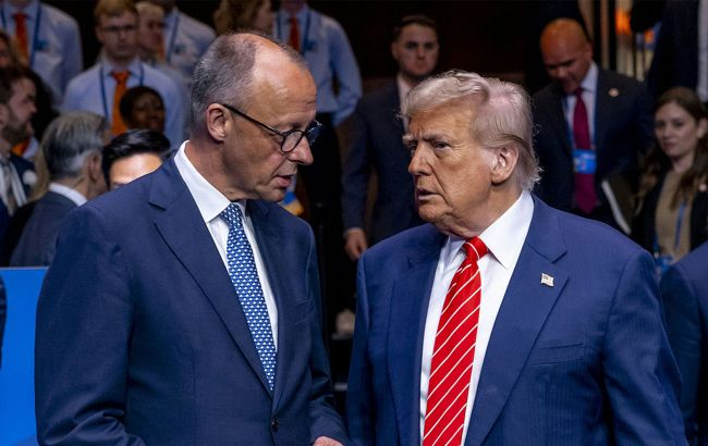 Фридрих Мерц та Дональд Трамп