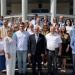 У Посольстві України в Молдові відзначили річницю Незалежності зустріччю з українськими організаціями та передачею 1000 підручників школі «Азбука».