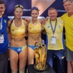 Українська пара Гладун і Лазаренко вперше в історії виграла золото чемпіонату Європи з пляжного волейболу, обігравши у фіналі дует з Франції.