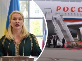 Меган Моббс, донька радника президента США, засудила використання солдатів для розстелення червоної доріжки для Путіна під час його візиту на Аляску.