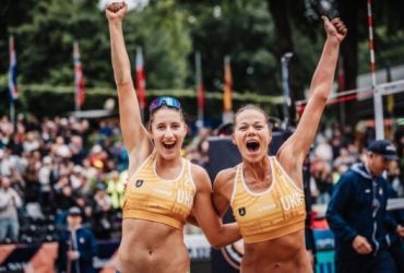 Українки Тетяна Лазаренко та Марина Гладун вийшли в історичний фінал Чемпіонату Європи з пляжного волейболу після перемоги в півфіналі над іспанками.