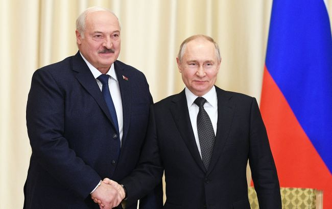 Олександр Лукашенко і Володимир Путін