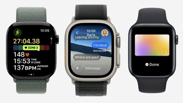 Apple представила Apple Watch Series 11, Ultra 3 та SE 3. Нові моделі отримали чип S10, функції для здоров’я, Sleep Score та підтримку 5G.