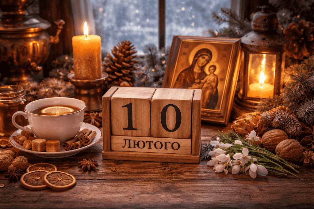 Дізнайтеся, що святкують 10 лютого в Україні та світі, церковні події, народні прикмети та практичні поради для цього дня.