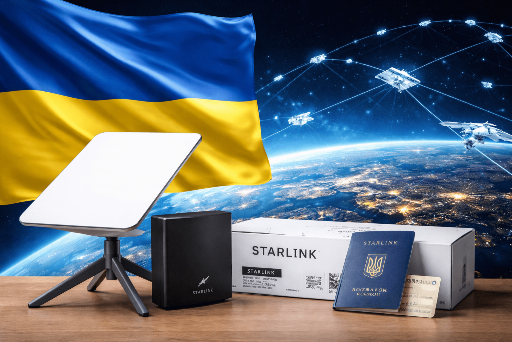 В Україні з 3 лютого діє обов’язкова верифікація терміналів Starlink. Як зареєструвати пристрій через ЦНАП або Дію та уникнути відключення