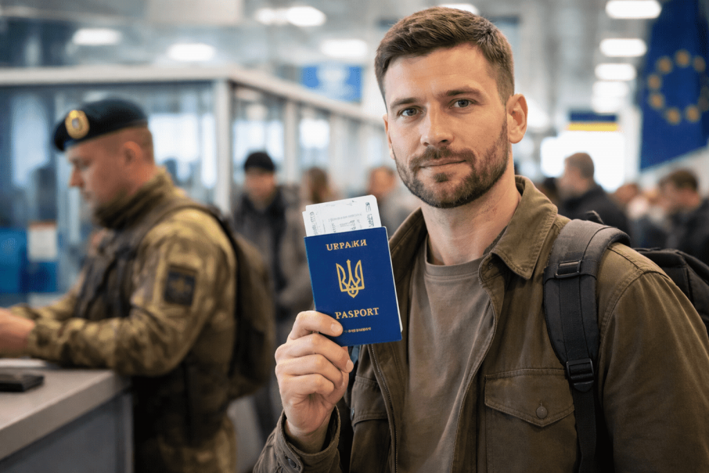 Виїзд чоловіків за кордон з 1 квітня 2026: нові правила, підстави, документи, винятки та причини відмови на кордоні. Що змінилося