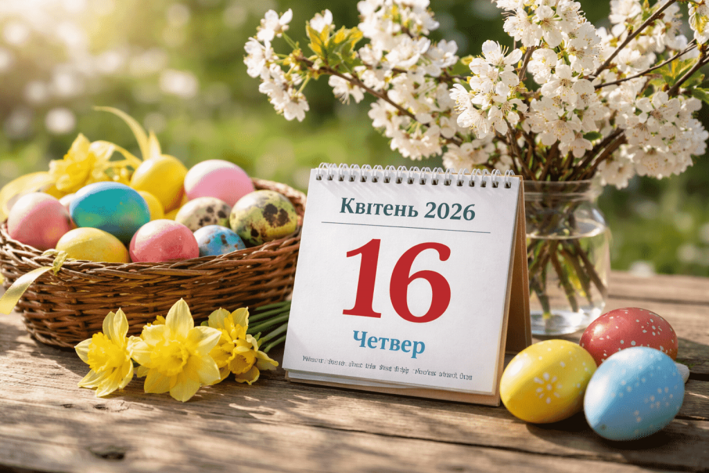 Свята 16 квітня 2026 в Україні: що відзначають, традиції, поради та повний список подій дня.