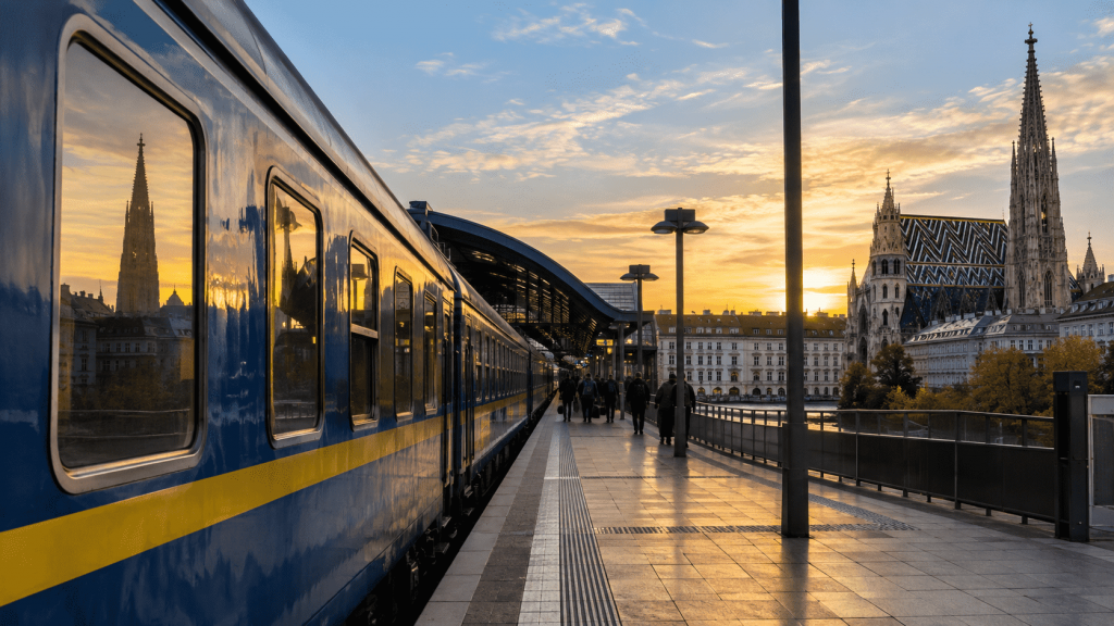 Потяг Київ — Відень у 2026 році: актуальний розклад №749, час у дорозі, ціна квитків, де купити онлайн та маршрути з пересадкою