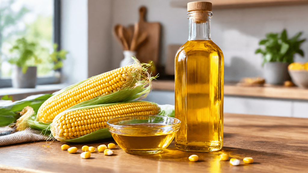 Кукурудзяна олія: користь, шкода та міфи Кукурудзяна олія: користь і шкода, вплив омега-6 на організм, міфи, правила смаження та порівняння із соняшниковою олією.