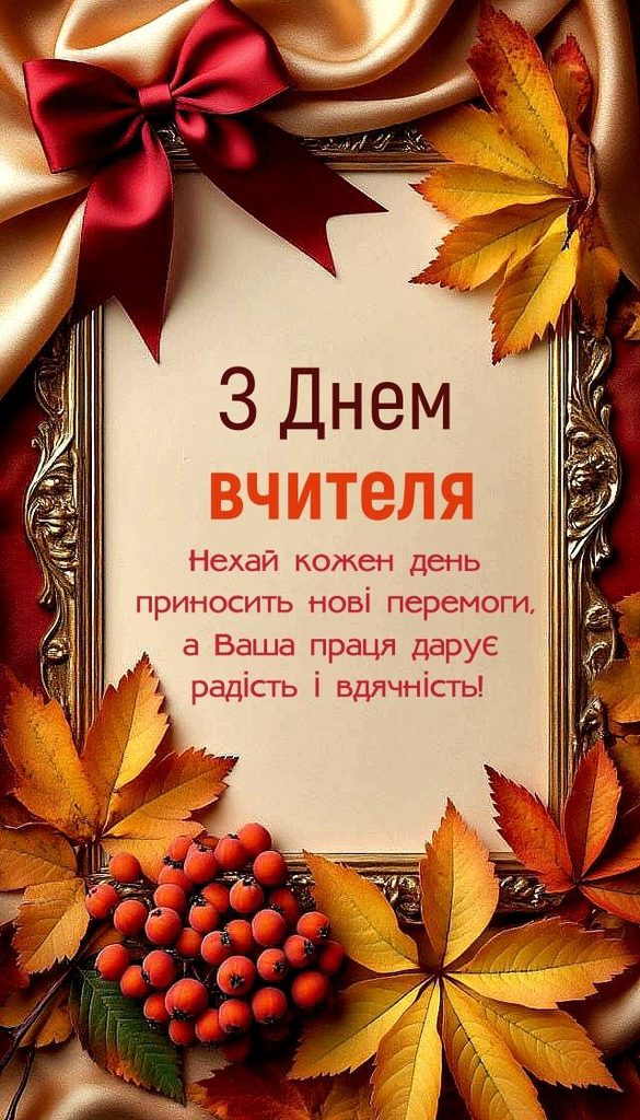 День учителя 2026: історія свята, та привітання картинками, віршами, прозою